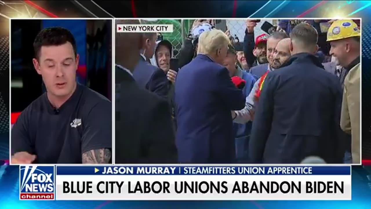 A NY Steamfitters Union member explains why they're ditching Biden