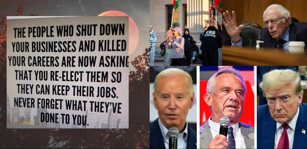 TRUMP/RFK Jr./Biden Tied, Larry Sharpe Joins, Saagar's Clone Ignores Max, Lawmakers Join Protests