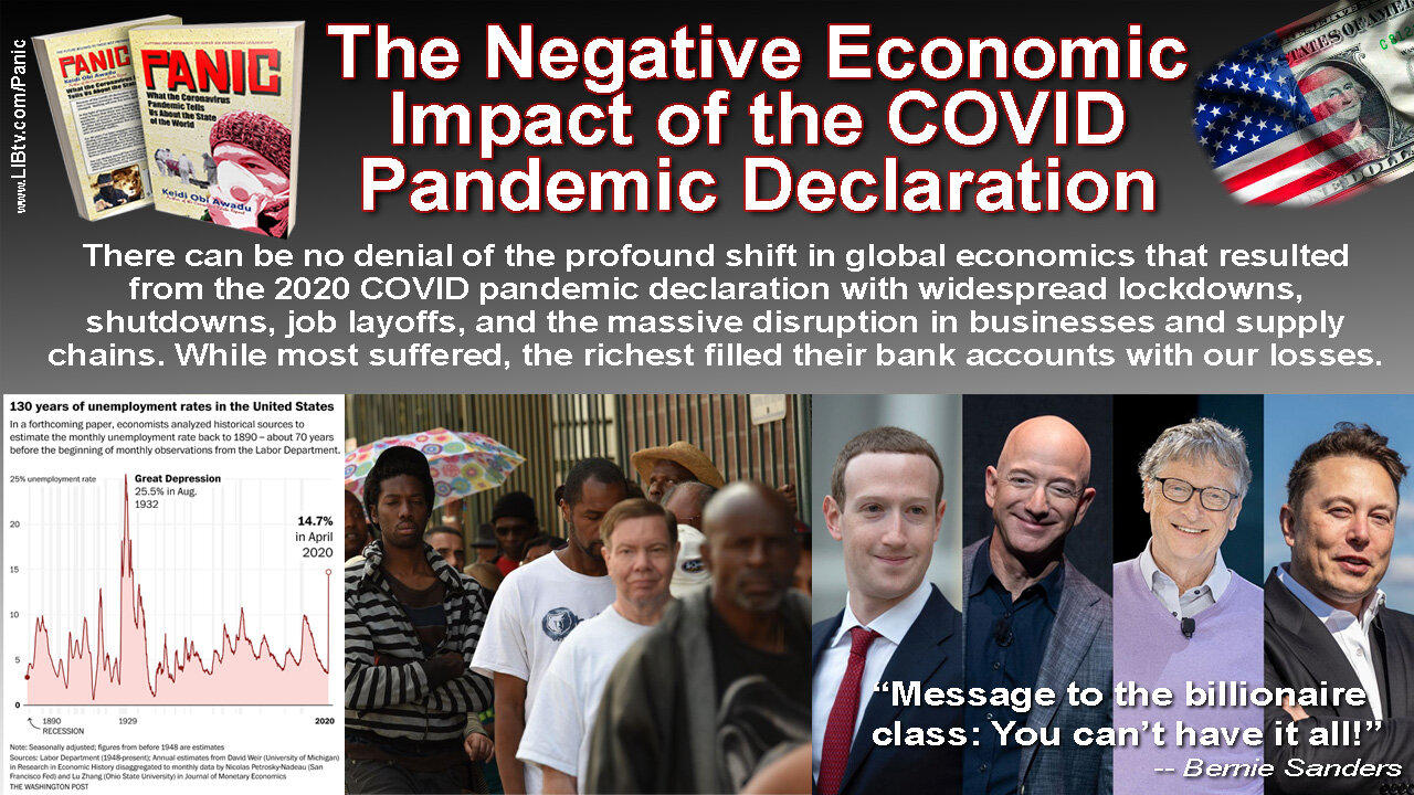 The Negative Economic Impact of the COVID Pandemic Declaration