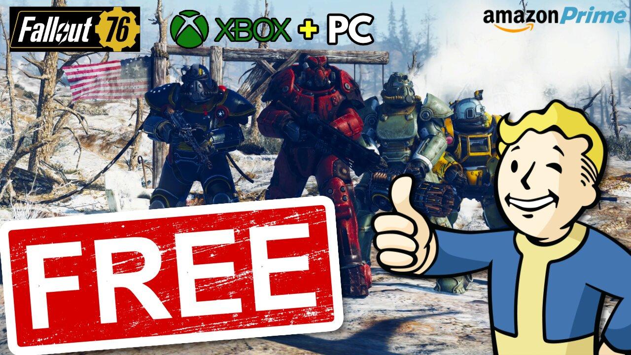 How To Get Fallout 76 for FREE 🔥 With Amazon Prime 😃 Xbox and PC