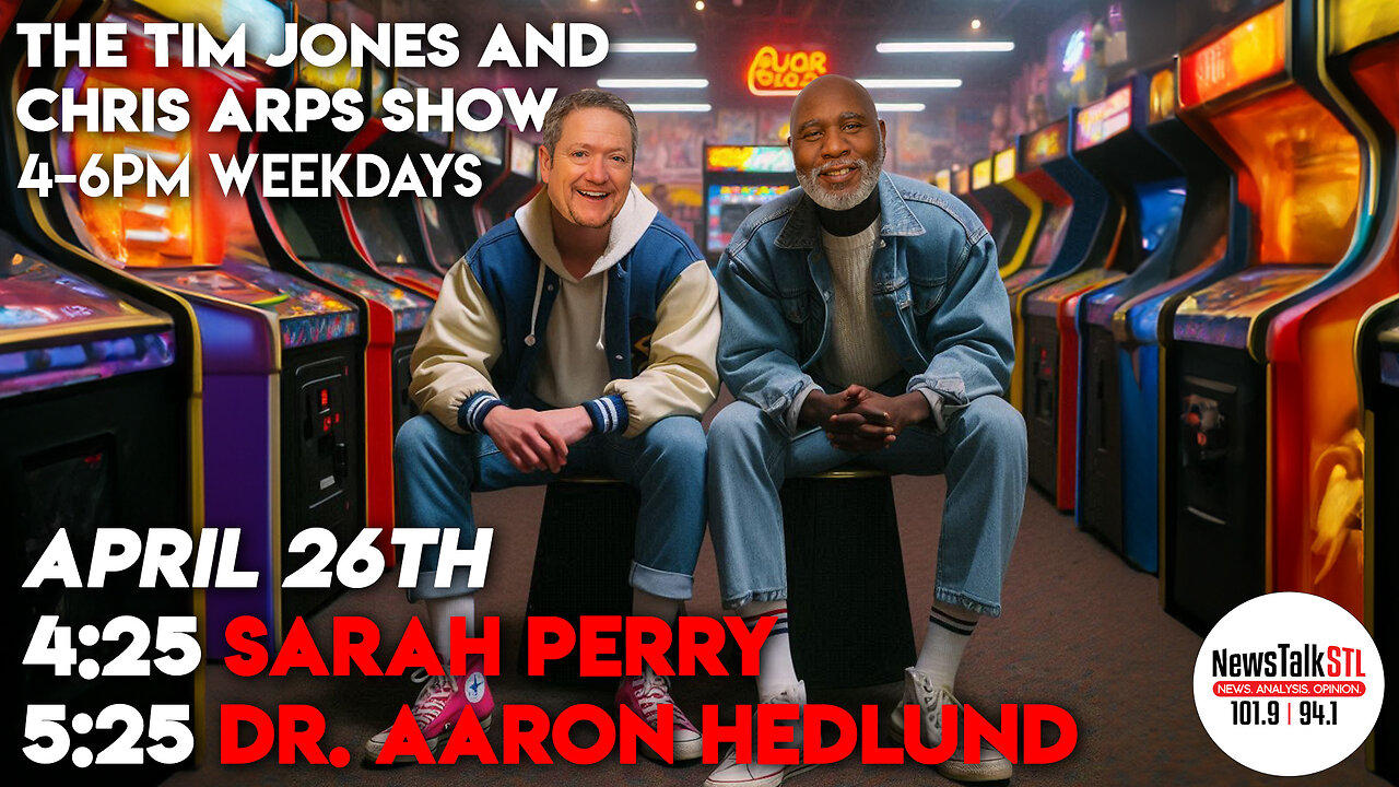 The Tim Jones and Chris Arps Show 04.26.2024 Sarah Parshall Perry | Dr. Aaron Hedlund