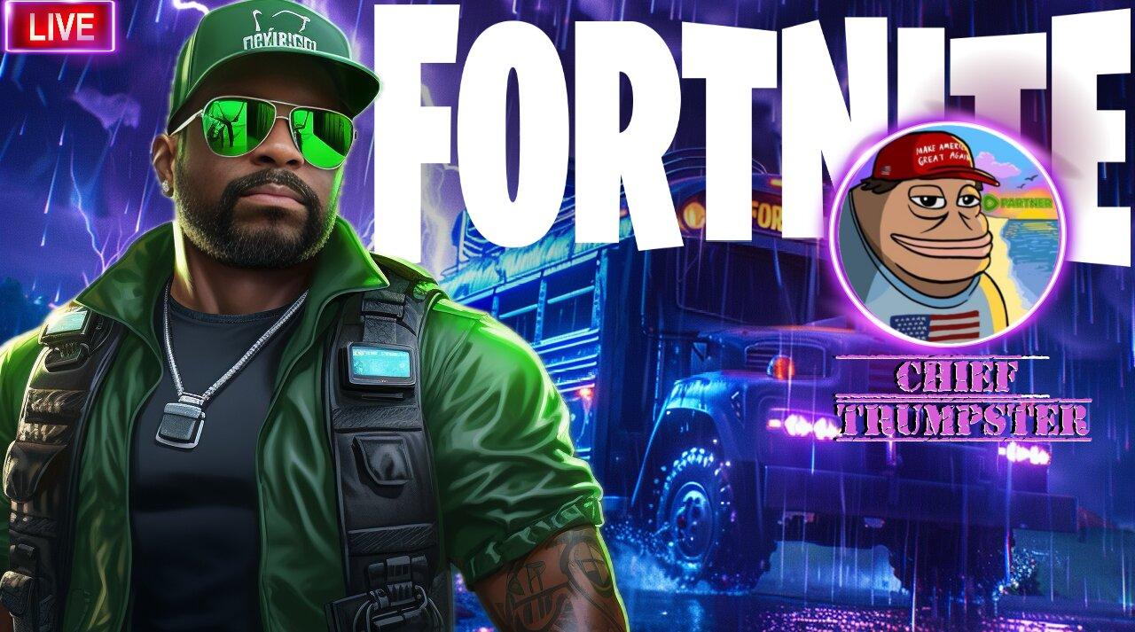🔴 FRAG OUT FRIDAY - FORTNITE RUMBLE CREATOR COLLAB w/ @ChiefTrumpster - #RUMBLETAKEOVER
