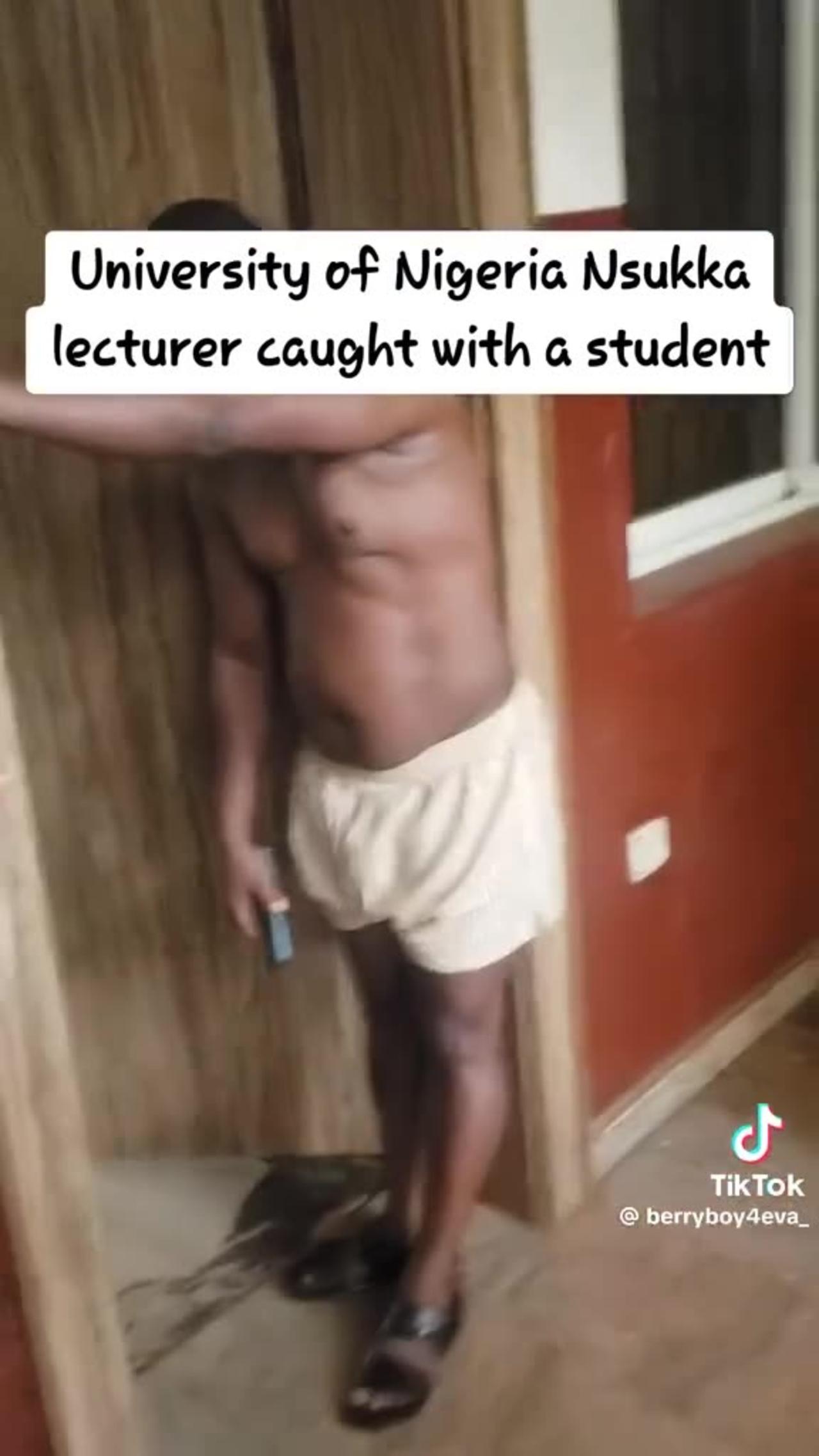 Lecturer caught knacking student