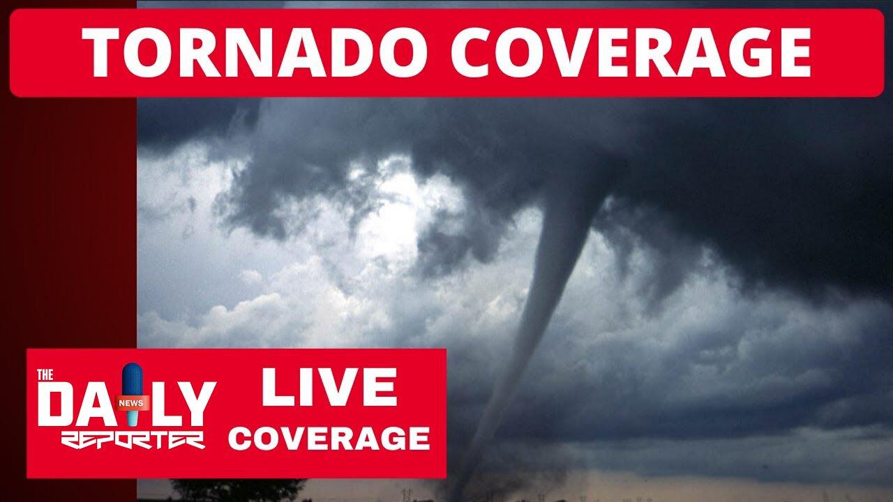 Large Tornado Hits Nebraska - LIVE COVERAGE
