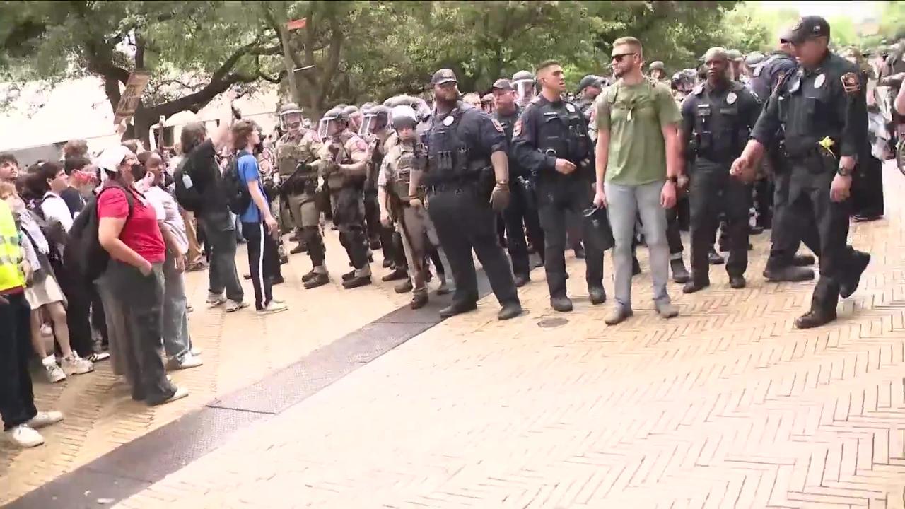 Over 20 individuals detained during pro-Palestine protest at UT Austin campus