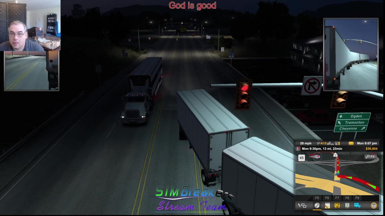ATS with some tunes. American Truck Simulator