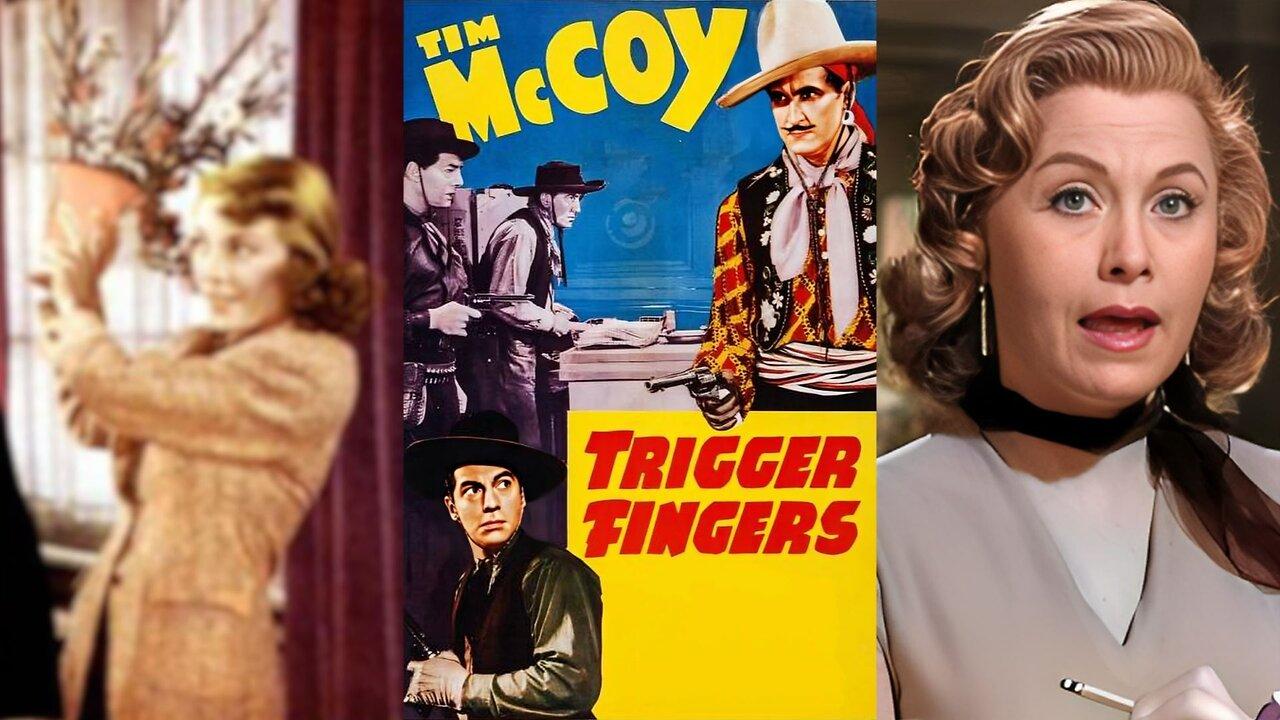 TRIGGER FINGERS (1939) Tim McCoy, Ben Corbett & Harley Wood | Western | B&W