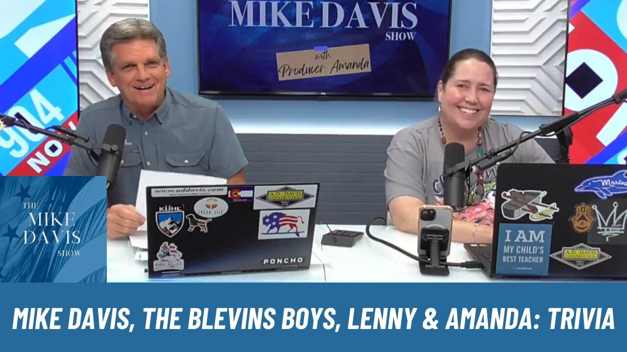 Join Mike Davis, The Blevins Boys, Producer Amanda and Special Guest Lenny