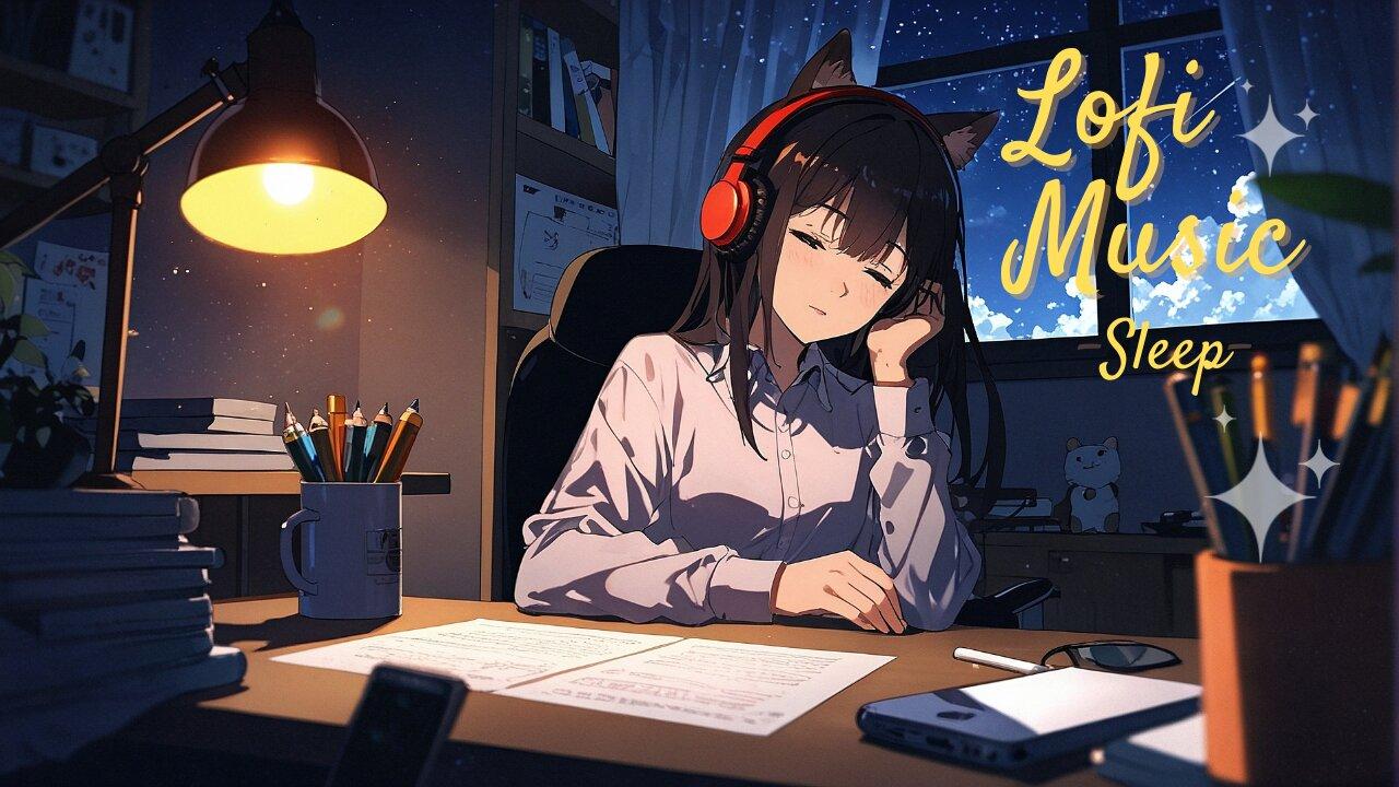 Relax and fall asleep with this Lofi music.