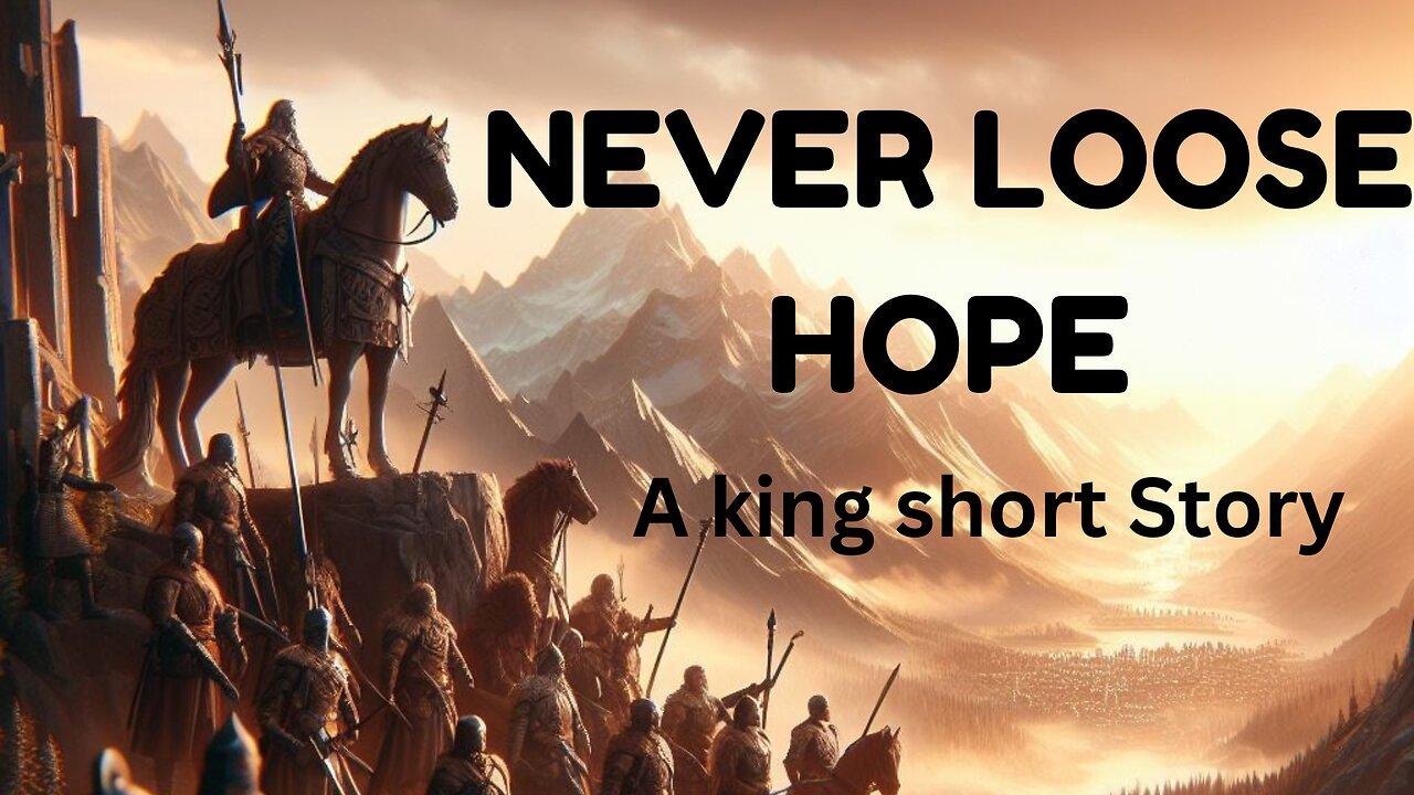 NEVER LOSE HOPE IN YOUR LIFE | Motivational story of KIng | #hope #neverloosehope #nevergiveup
