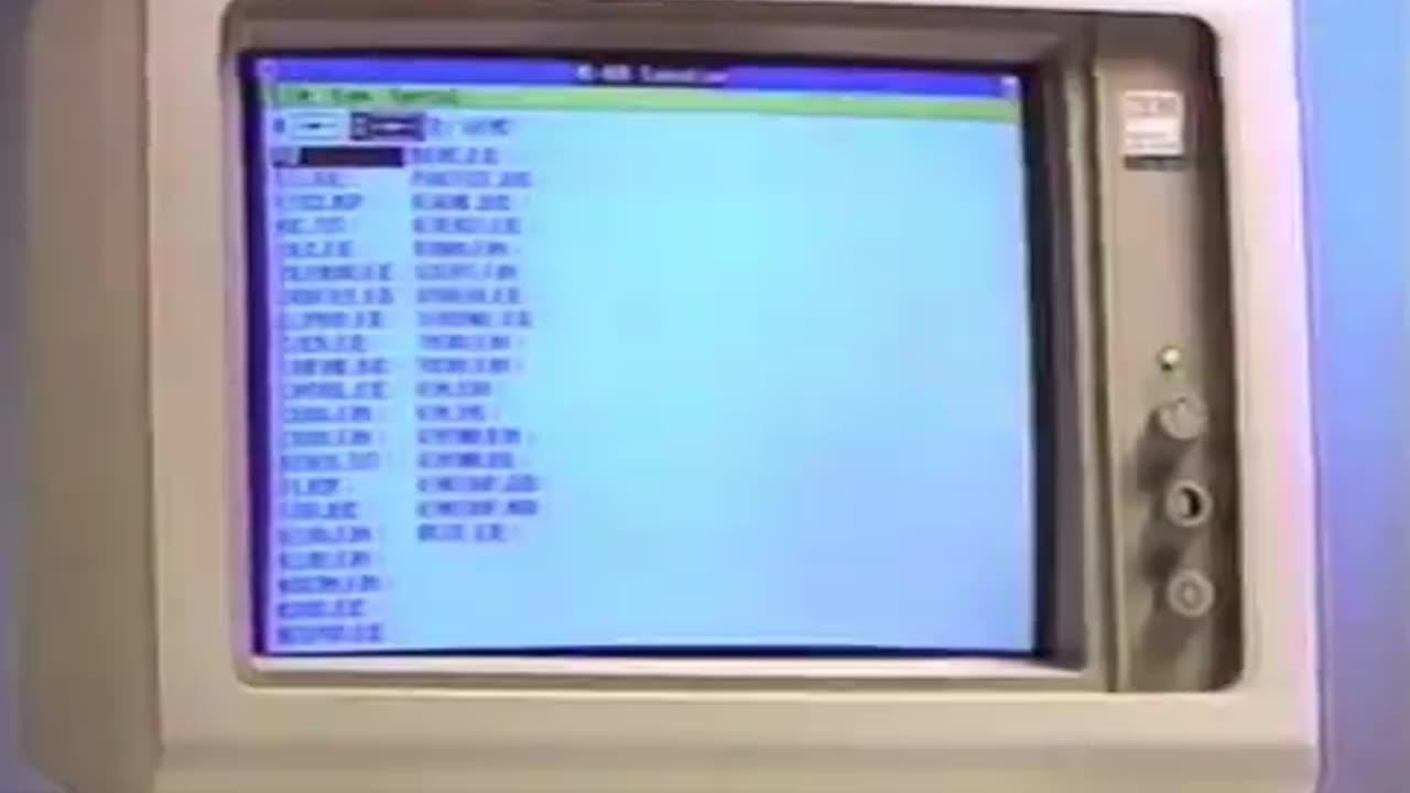 Steve Ballmer introduces Windows 1.0 back in 1986.
