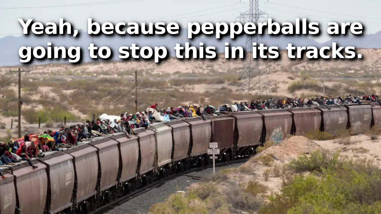 Texas Has Armed National Guard With Pepperballs to Stop the Incoming Onslaught of Border Jumpers