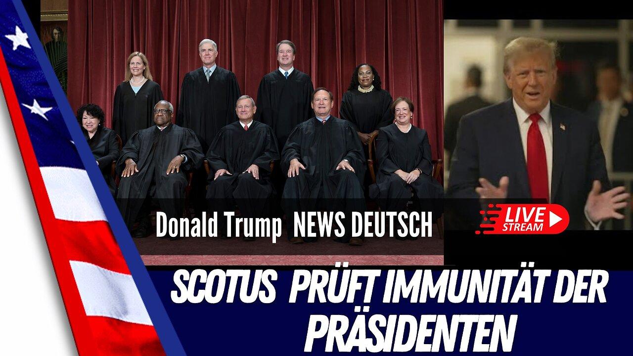 LIVE- U.S. Supreme Court Anhörung, Stellungnahme von Trump und Juristen