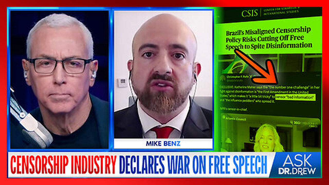 NPR, Brazil, Telegram: Censorship Industry Declares War on Free Speech w/ Mike Benz – Ask Dr. Drew