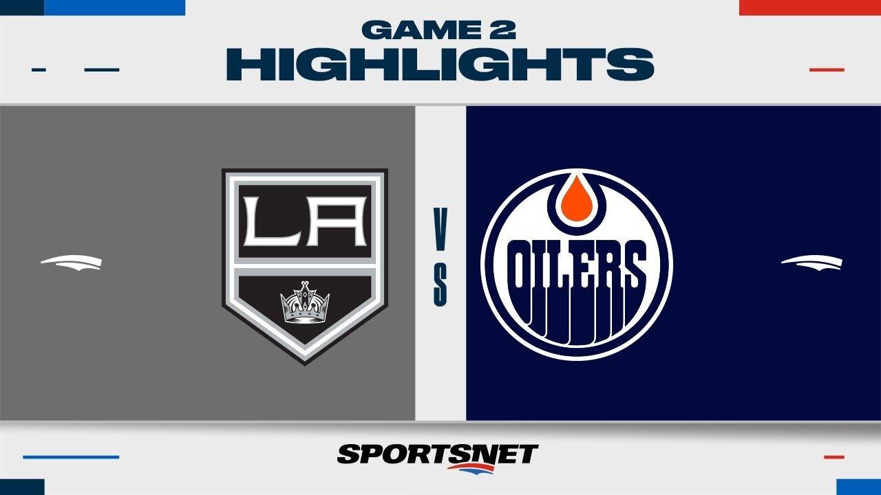 NHL Game 2 Highlights  Kings vs Oilers  April 24 2024