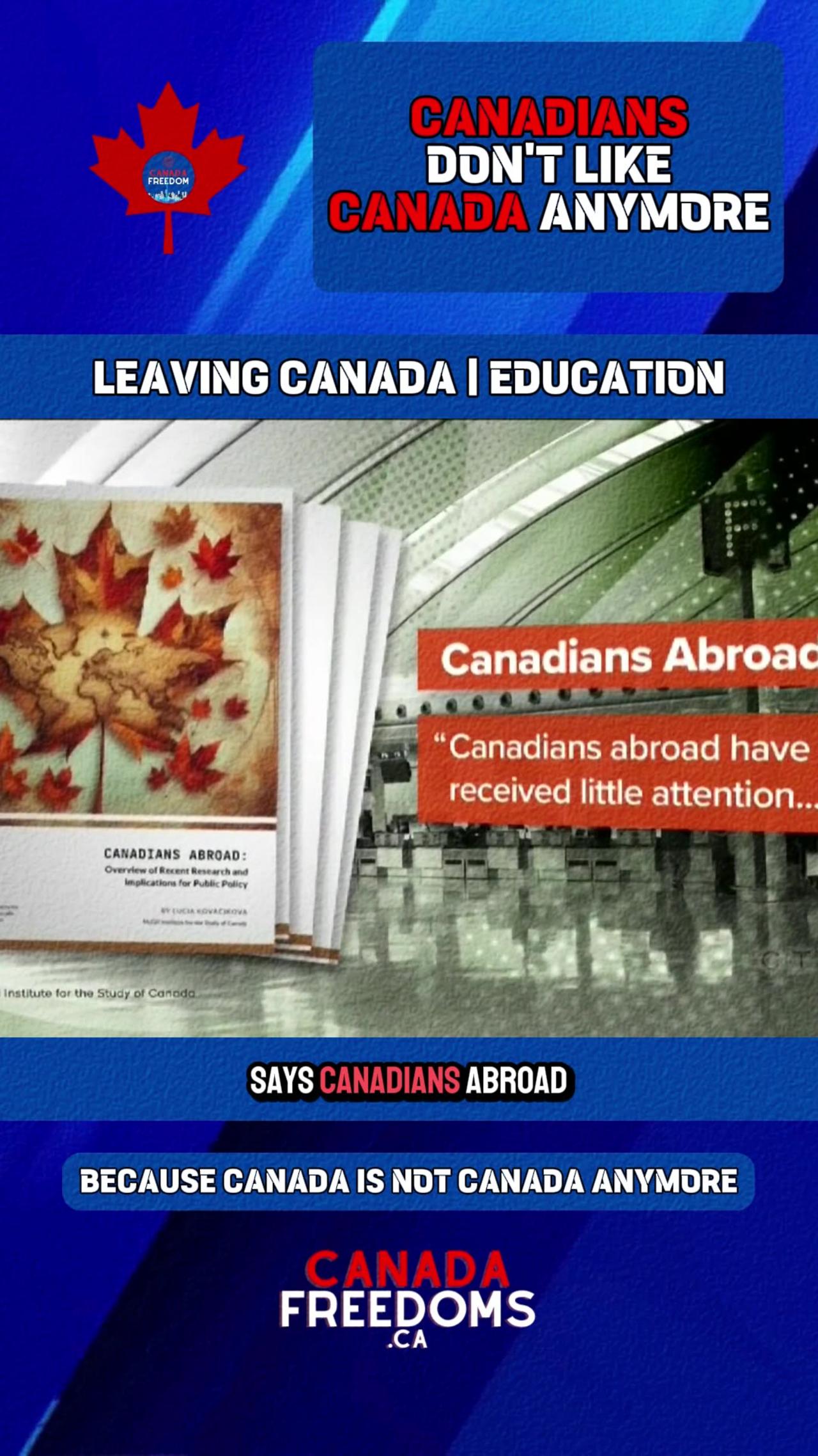 Canadians Leave Canada