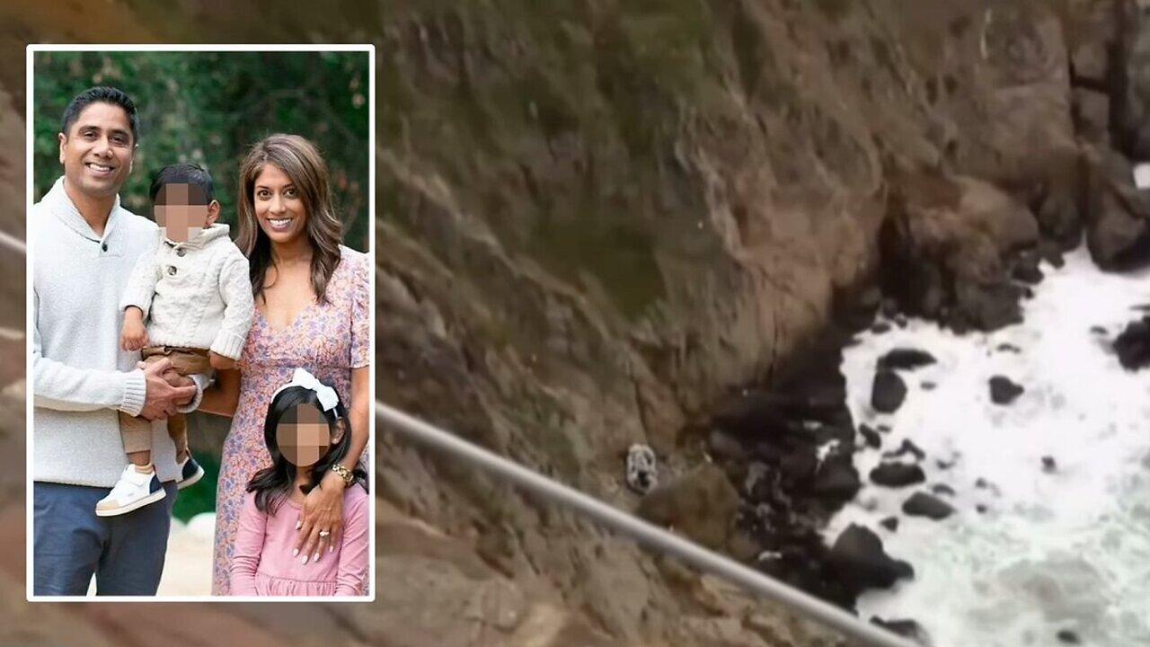 Calif doctor drove his Tesla with family inside off a 250 foot cliff & they all survived.