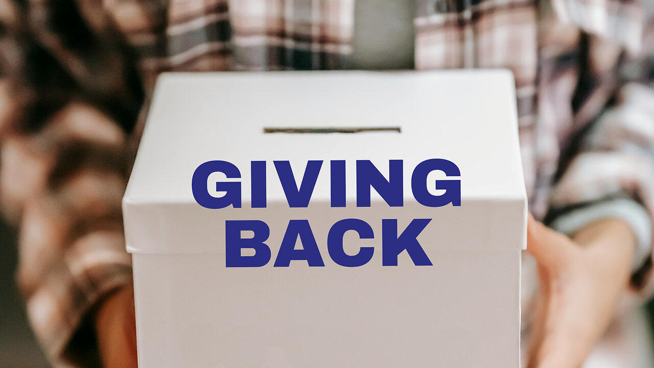 "Giving Back" - Worship Service - April 28, 2024