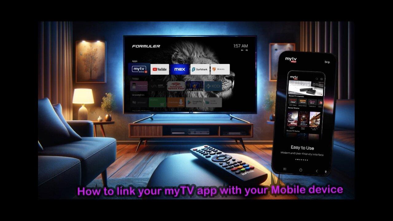 How to get my TV online linked with my mobile device