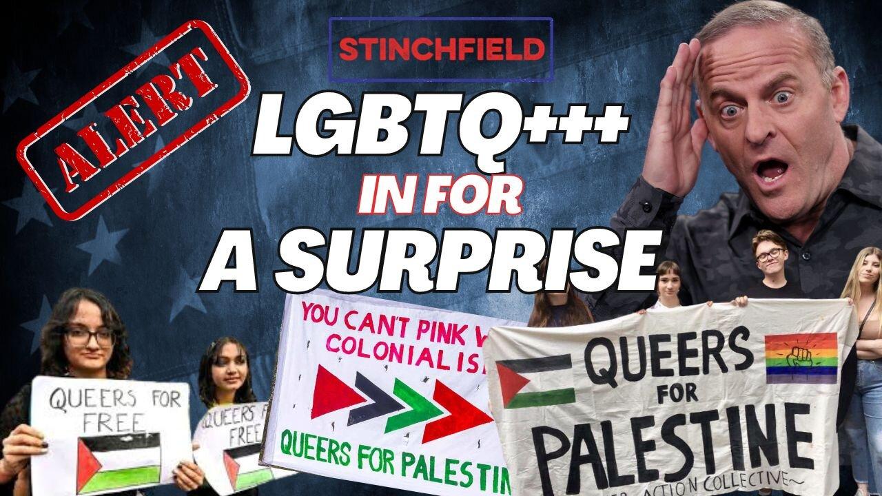 Un-Informed Anti-Israel Protestors Have No Idea Gays Routinely Killed in Palestine.  Just Listen...