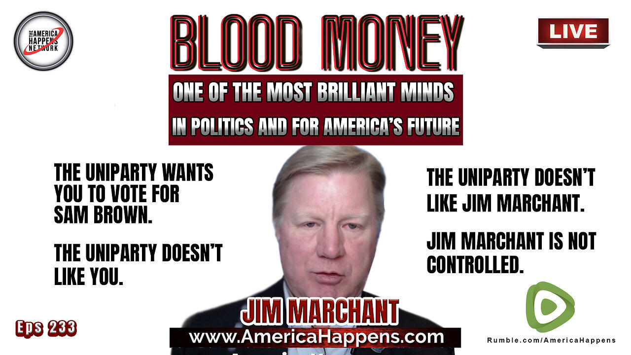 One of the Most Brilliant Minds in Politics and For America's Future w/ Jim Marchant