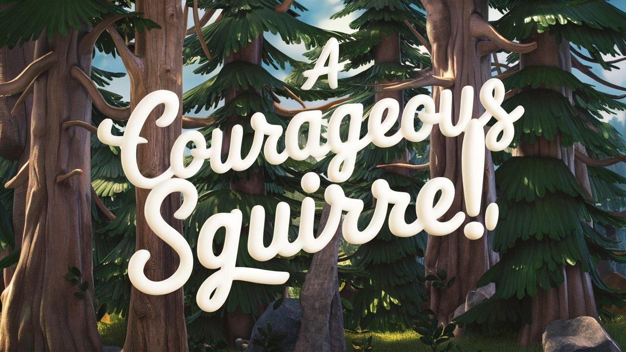 A Courageous Squirrel