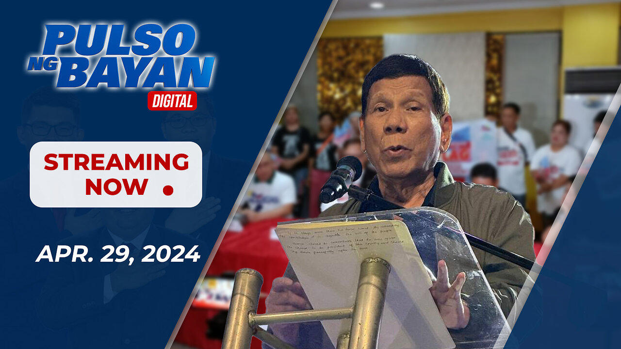 LIVE | Pulso ng Bayan with Atty. Harry Roque, Admar Vilando and Jade Calabroso| April 29, 2024