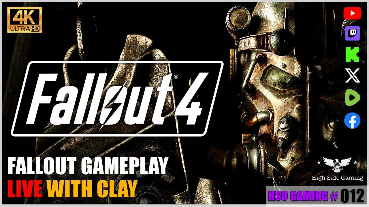STARTING FROM SCRATCH | FALLOUT 4 GAMEPLAY | GAMING w/ CLAY | HSG 012 [LIVE]