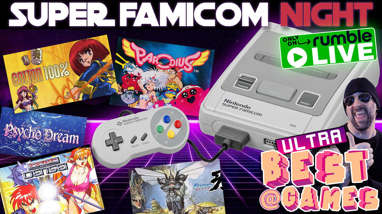 LIVE 4/29 at 9:30pm ET | SUPER FAMICOM Game NIGHT + Chat Games!