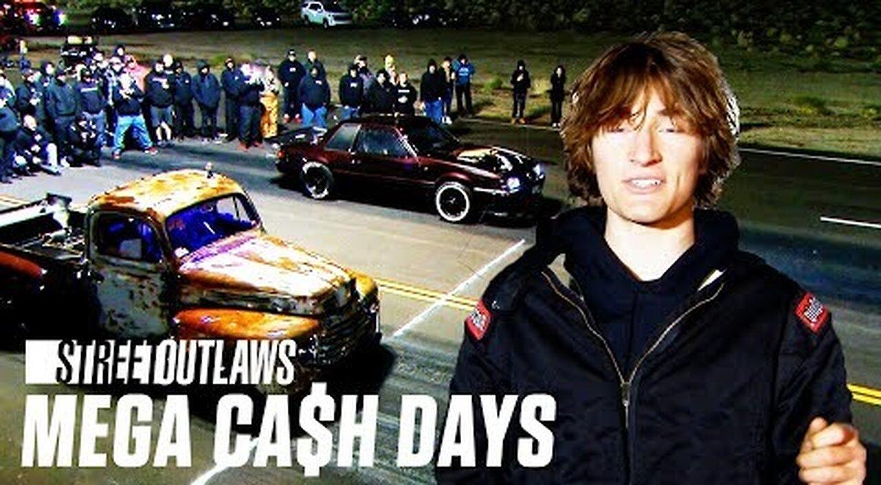 High-Stakes Race! Brent vs. Caden   Street Outlaws Mega Cash Days   Discovery