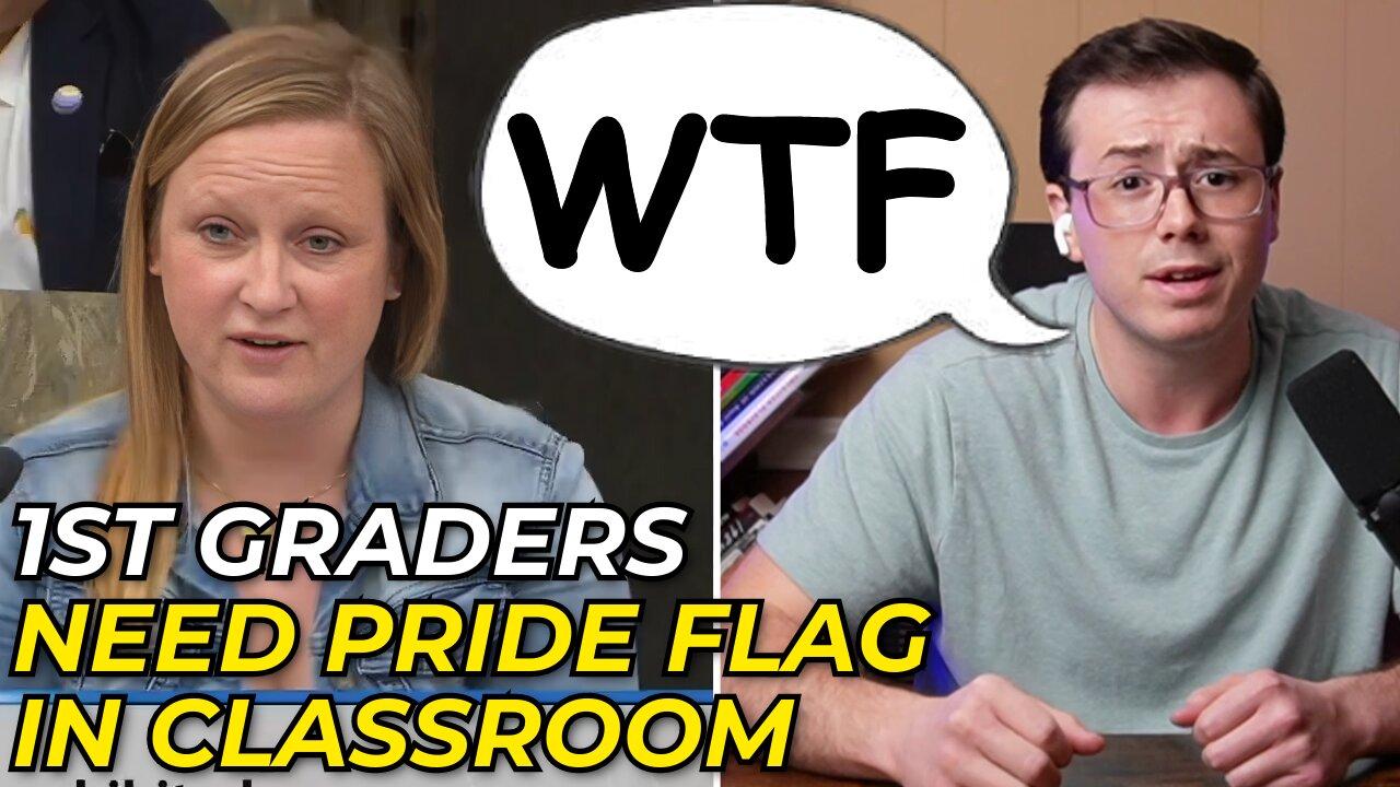 1st Grade Teacher Testifies Against Banning Pride Flag in Classroom