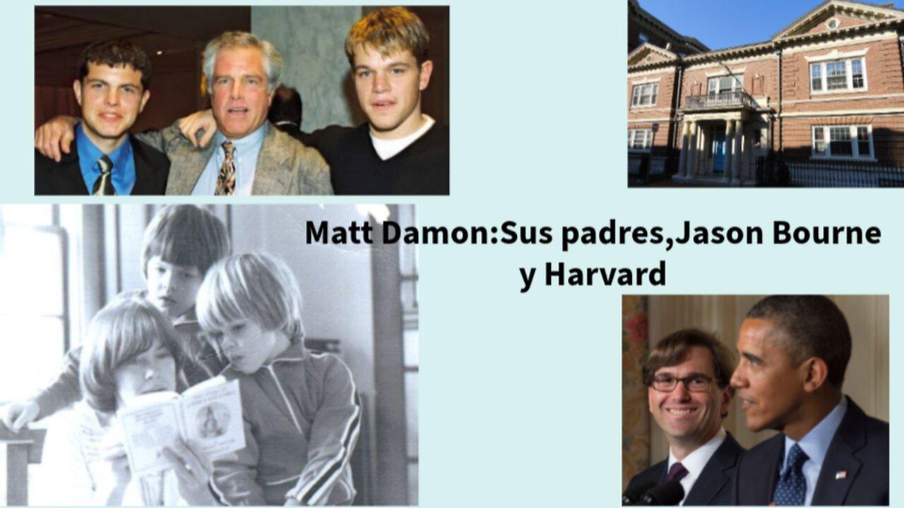 Matt Damon:Sus padres,Jason Bourne y Harvard