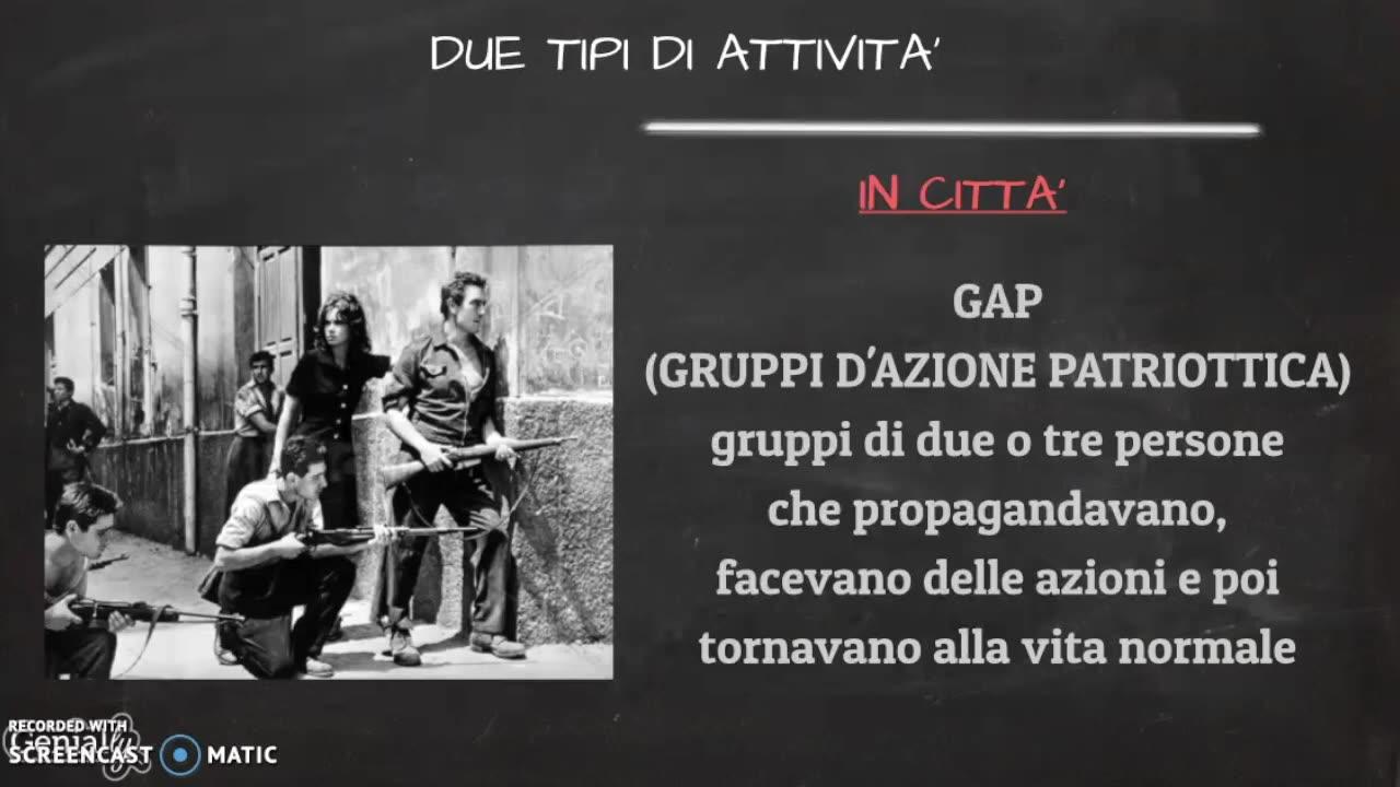 LA RESISTENZA ARMATA PARTIGIANA ITALIANA 1943-1945 DOCUMENTARIO e RIASSUNTO FINALE SUL 25 APRILE del perchè in MERDALIA sia la 