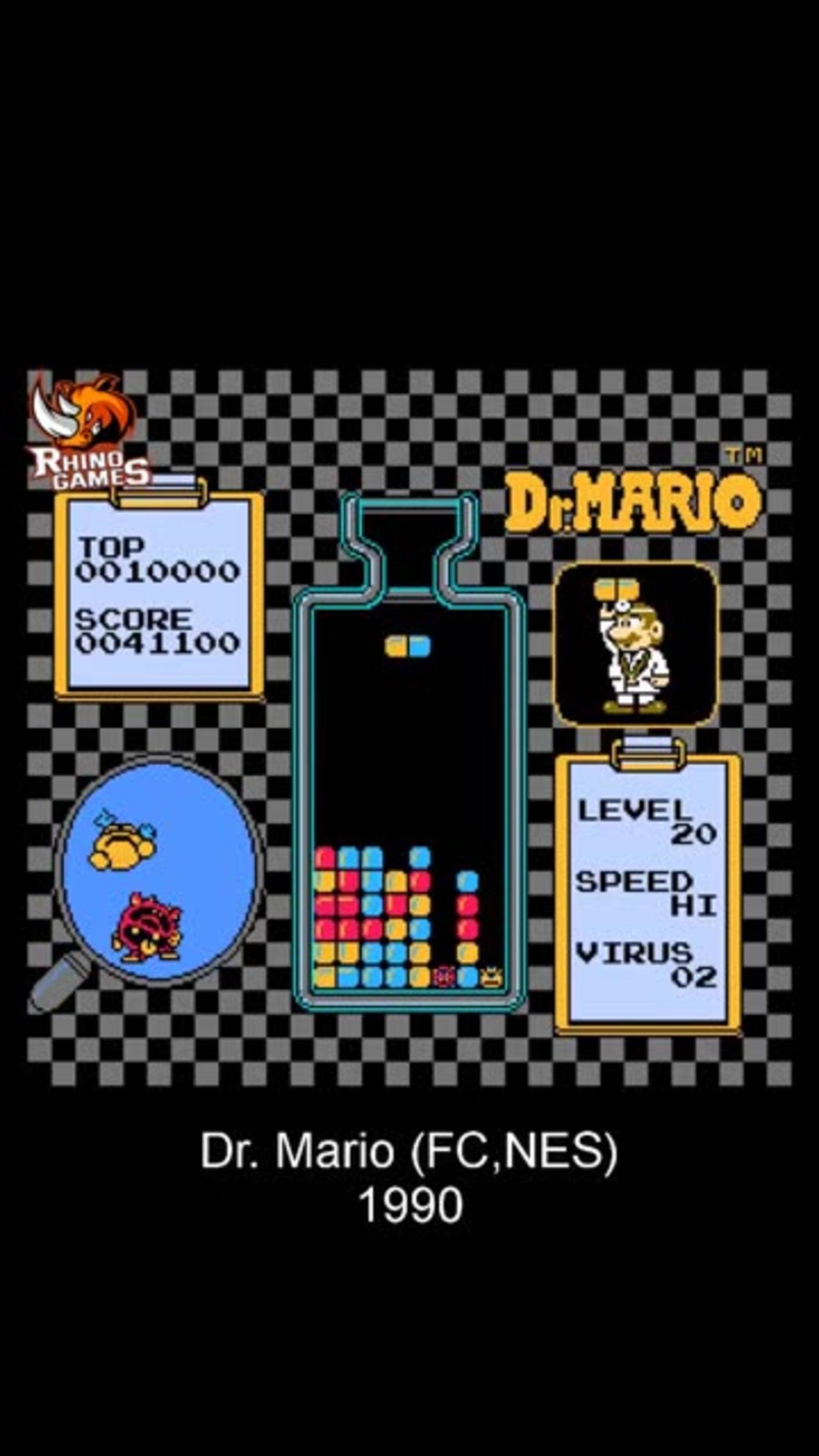 [Endgame] Dr.Mario (FC, NES) 1990 Full Game 100- Walkthrough #retrogaming #rhinogames #endgame