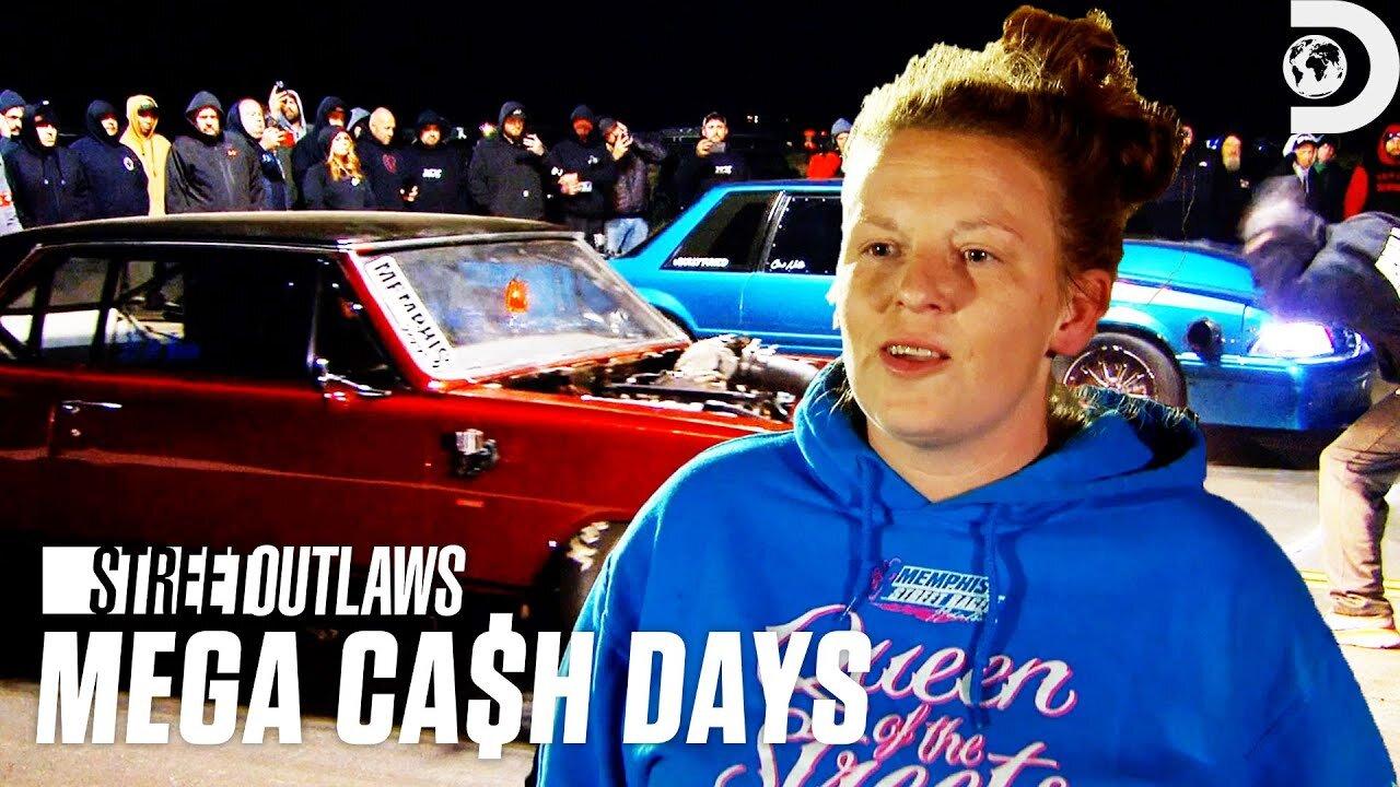 Precious Takes the WIN Against Cali Nate   Street Outlaws Mega Cash Days