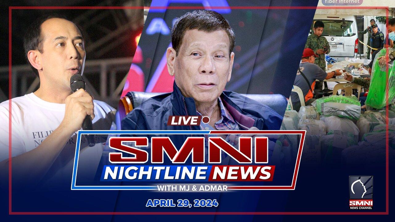 LIVE: SMNI Nightline News with Admar Vilando and Jade Calabroso| April 29, 2024