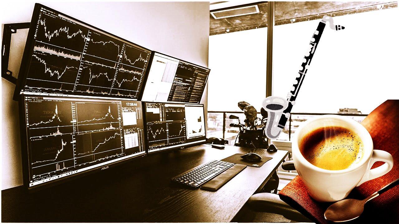 Monday Morning Trading Session