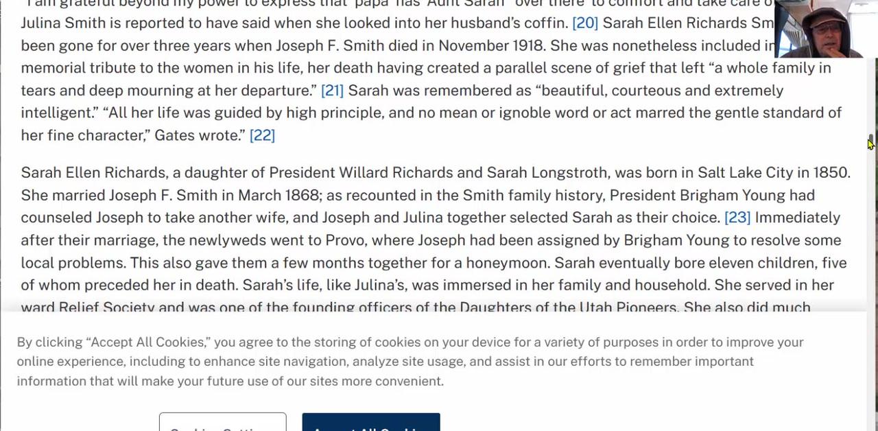 5 wives of Joseph F Smith Latterday Saints One News Page VIDEO