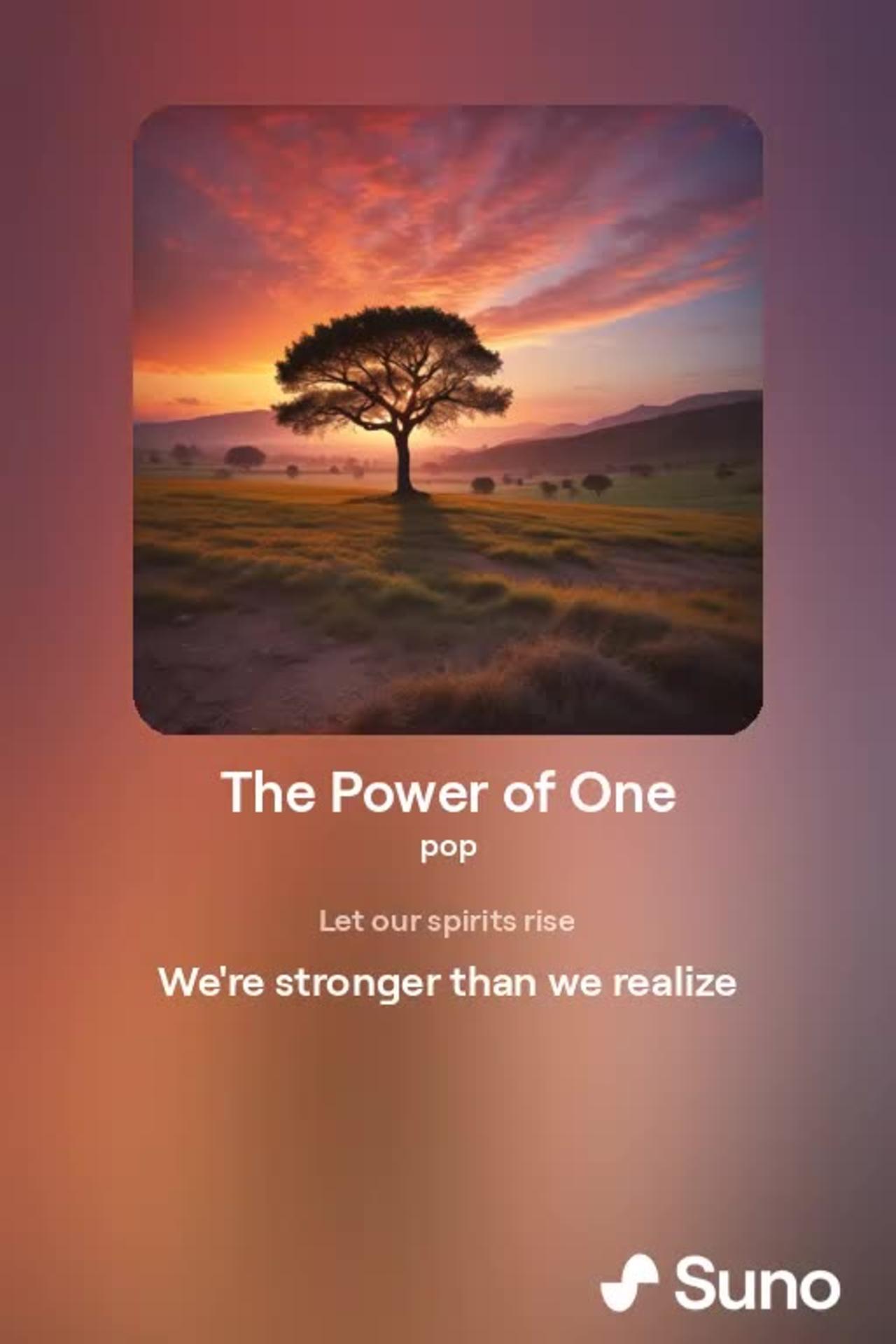 The Power Of One