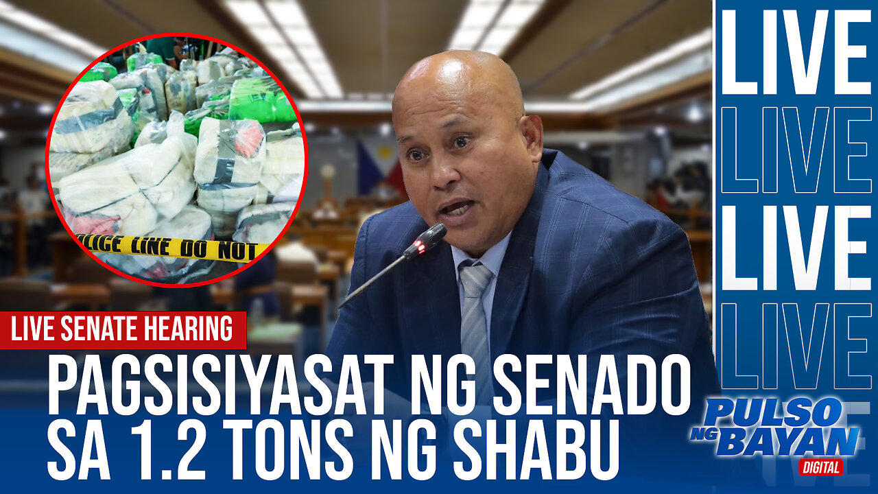 LIVE SENATE HEARING | Pagsisiyasat ng Senado sa 1.2 Tons ng S h a b u