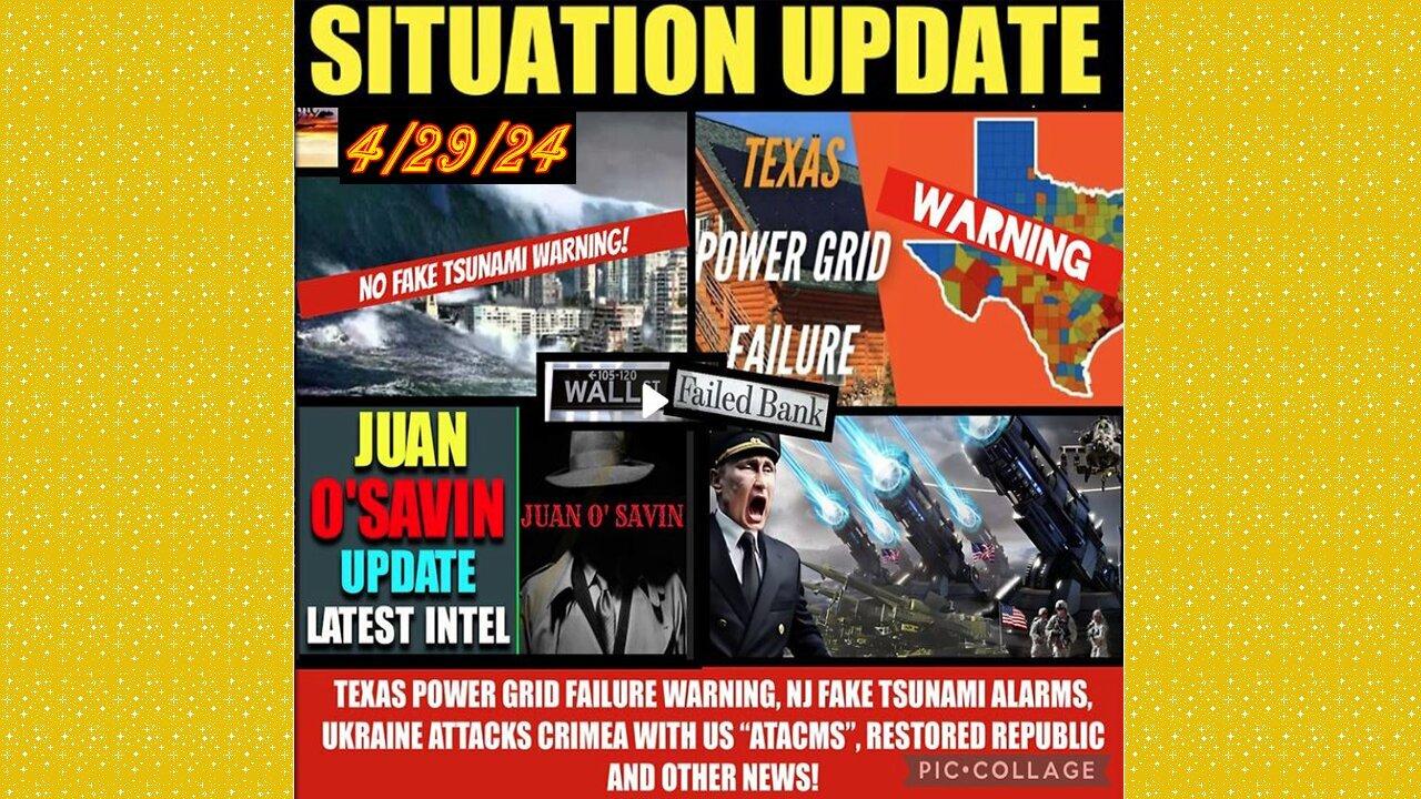 SITUATION UPDATE 4/29/24 - Is This The Start Of WW3?! Iran Attacks Israel, Gcr/Judy Byington Update