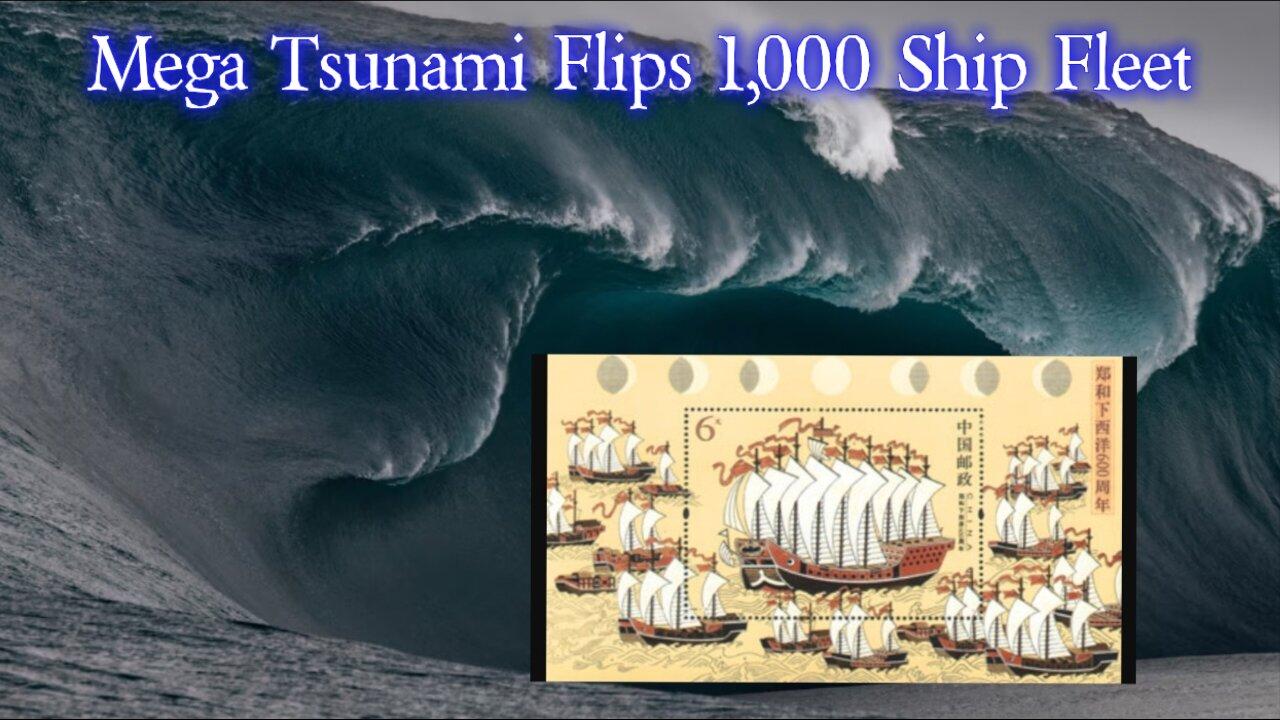 1420 Tsunami Stranded Ships 700' High In Australia