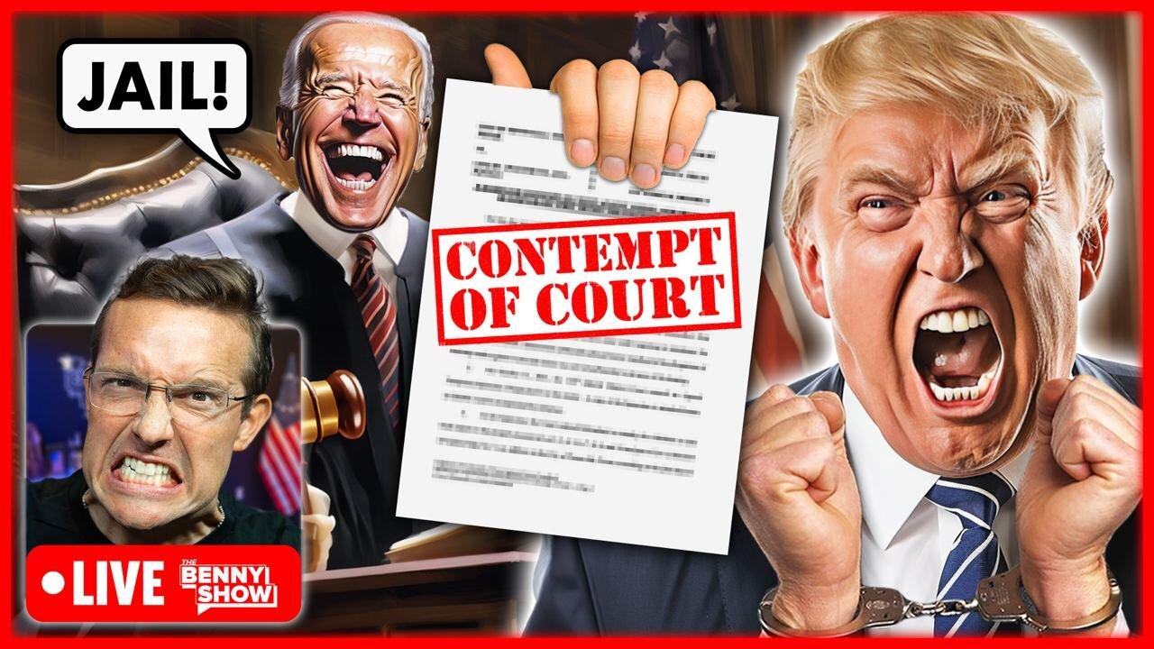 🚨 Judge Finds Trump In CONTEMPT, Prison?! TRUMP Speaking LIVE Right NOW: 'I Will Run From JAIL'
