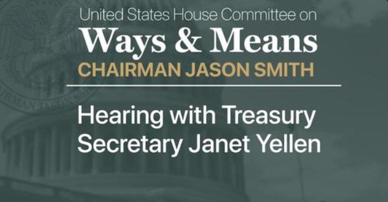 Hearing with Treasury Secretary Janet Yellen