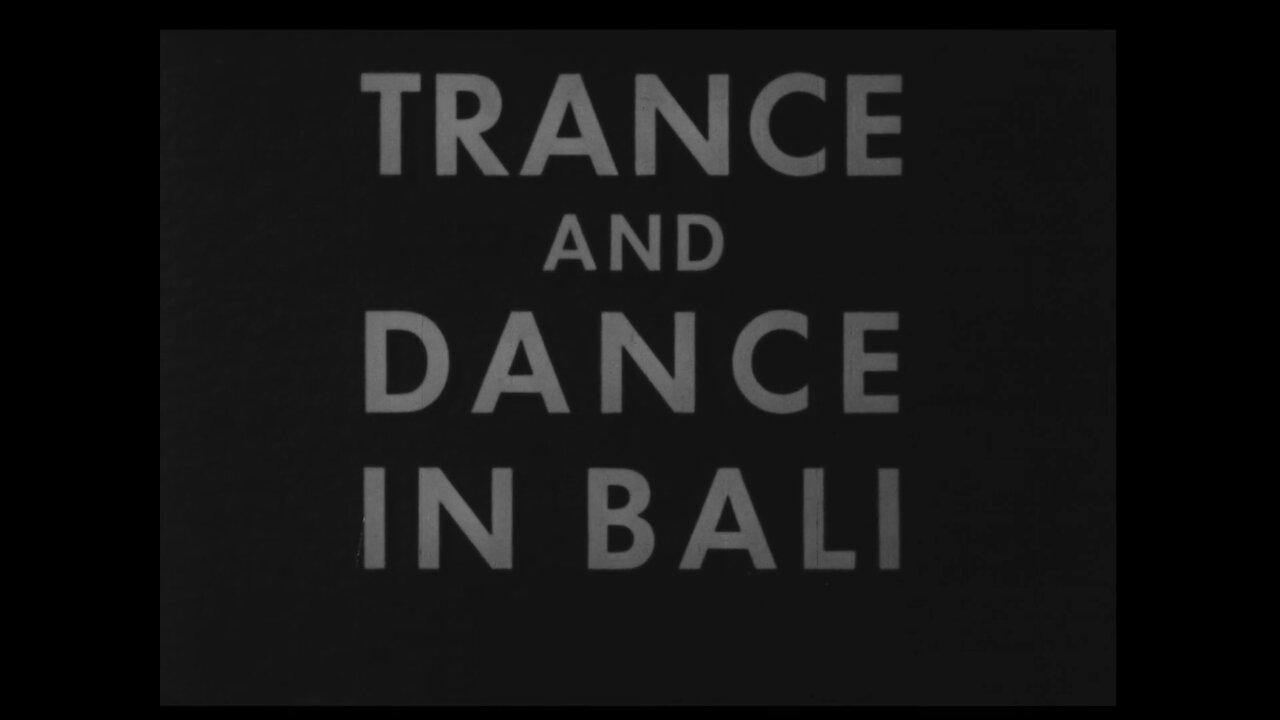 Trance & Dance In Bali (1951 Original Black & White Film)