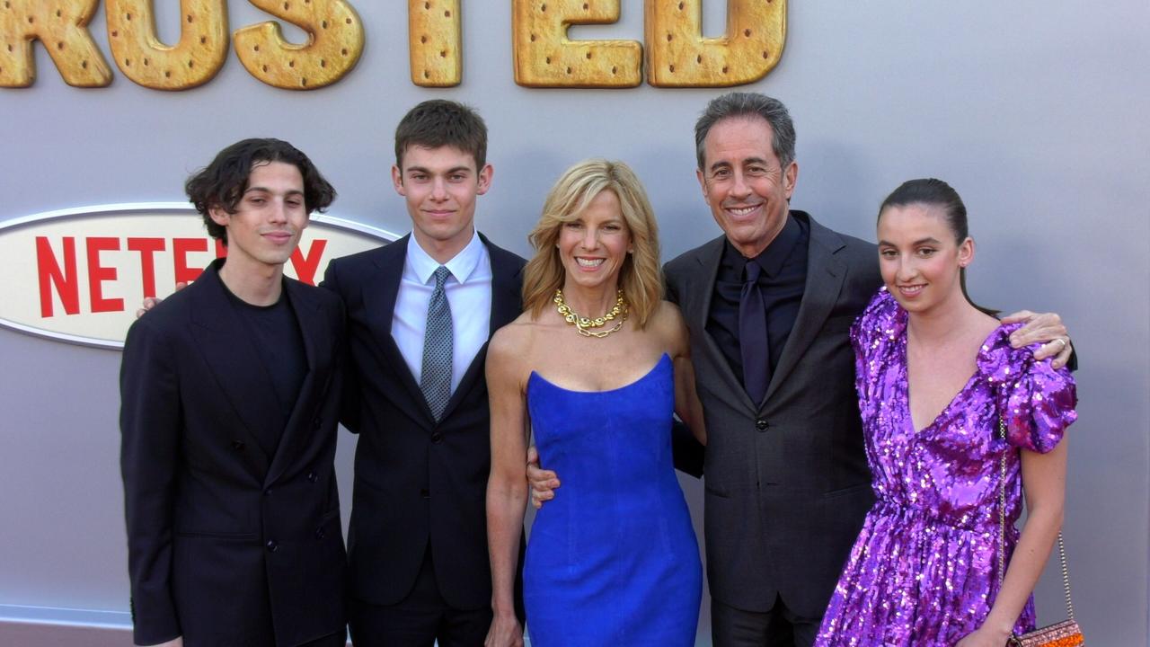 Jerry Seinfeld and family attend Netflix's 'Unfrosted' red carpet premiere in Los Angeles