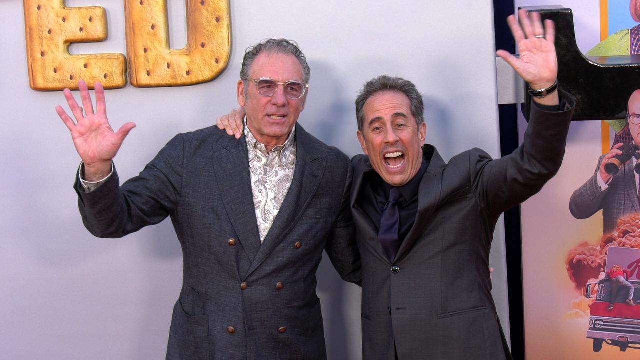 Jerry Seinfeld reunited with Michael Richards! at the red carpet premiere of Netflix's 'Unfrosted'
