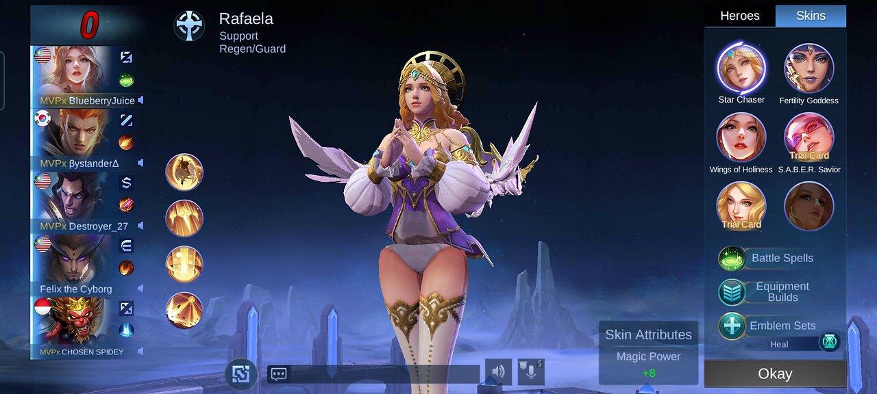 Trying Out Mobile Legends - Rafaela