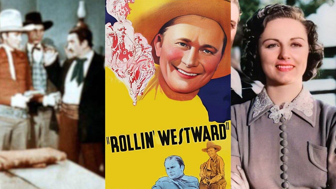 ROLLIN' WESTWARD (1939) Tex Ritter, Dorothy Fay & Horace Murphy | Western | B&W