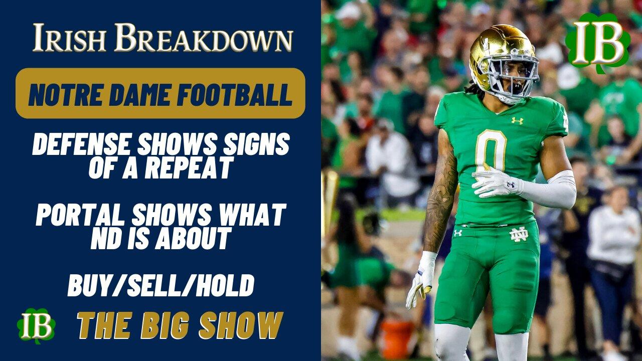 Notre Dame Rundown: Defense Should Keep Rolling, Portal Thoughts, Buy/Sell/Hold